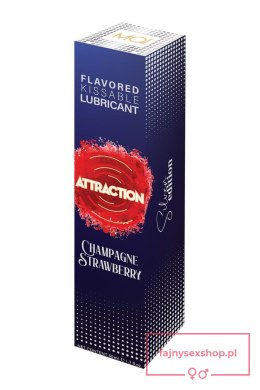 LUBRICANT ATTRACTION CHAMPAGNE STRAWBERRY 50 ML