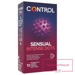 Prezerwatywy-Control Sensual Intense Dots 12