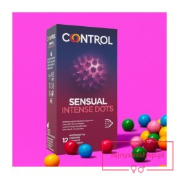 Prezerwatywy-Control Sensual Intense Dots 12