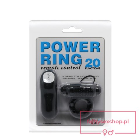 BAILE- POWER RING, 20 vibration functions Wireless remote control BAILE- POWER RING, 20 vibration functions Wireless remote control