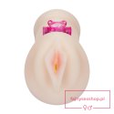 BAILE- Masturbator with vibrating ring, flesh-coloured