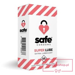 SAFE - Condoms Super Lube Extra Lubricant (10 pcs)