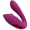 VIVE - Yuki - Rechargeable Dual Motor - G-Spot Vibrator with Massaging Beads - Pink