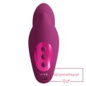 VIVE - Yuki - Rechargeable Dual Motor - G-Spot Vibrator with Massaging Beads - Pink