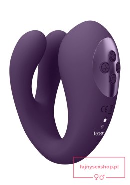 Yoko - Triple Action Vibrator Dual Prongs with Clitoral Pulse Wave