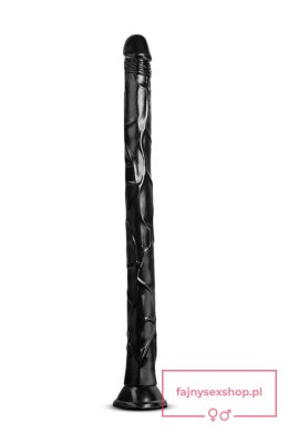 JET BLACK MAMBA 19INCH LONG DILDO BLACK