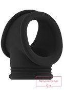 No.48 - Cockring with Ball Strap - Black No.48 - Cockring with Ball Strap - Black