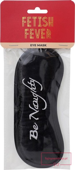 Fetish Fever - Eye Mask - Be Noughty - Black