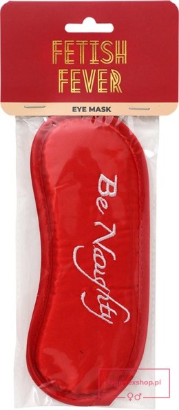 Fetish Fever - Eye Mask - Be Noughty - Red