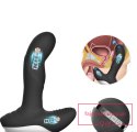 Luxury Play Prostate Stimulator - Silicone Usb Massager - 7 Function - Pulsator - Heating - Black