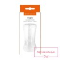 Masturbator- Me You Us Ripple Dual End Stroker Male Masturbator Transparent