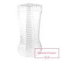 Masturbator- Me You Us Ripple Dual End Stroker Male Masturbator Transparent