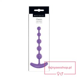 Plug/kulki- Me You Us Classic Anal Beads Purple