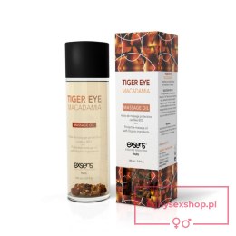 TIGER EYE MACADAMIA Organic Massage Oil with stones 100 ml