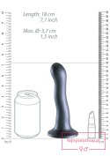 Ultra Soft Silicone Curvy G-Spot Dildo - 7'' / 17 cm