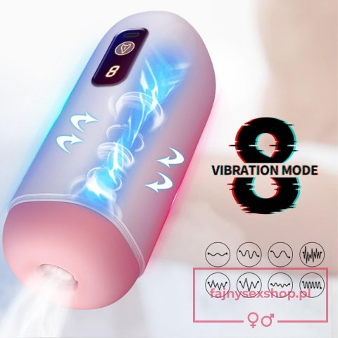 Masturbator- USB Rechargeable, 8 vibration functions Masturbator- USB Rechargeable, 8 vibration functions