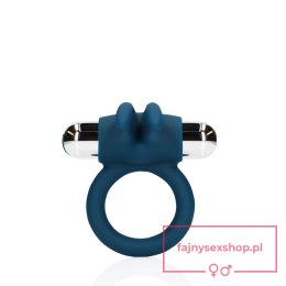 Vibrating Rabbit Cock Ring - Baltic Blue