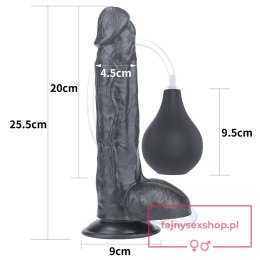 10'' Squirt Extreme Dildo - Black