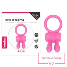 Power Clit Silicone Cockring Pink