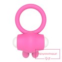 Power Clit Silicone Cockring Pink