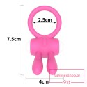 Power Clit Silicone Cockring Pink