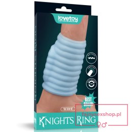 Vibrating Wave Knights Ring (Blue)