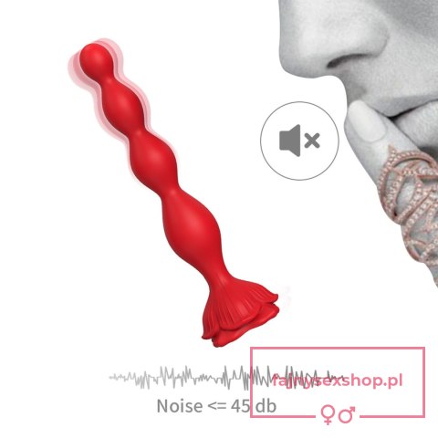 Rosestick Red, 9 vibration functions Rosestick Red, 9 vibration functions