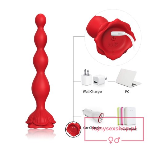 Rosestick Red, 9 vibration functions Rosestick Red, 9 vibration functions