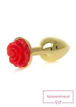 Plug-Jewellery Gold PLUG ROSE- Red