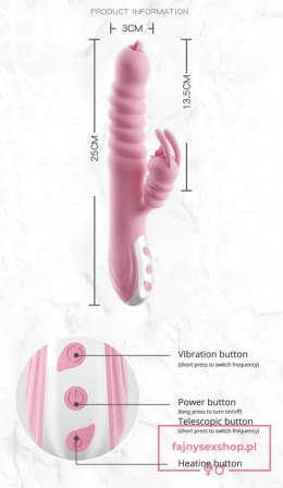 Wibrator-Hannah USB -Pink