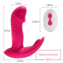 Flicking wearable vibrator