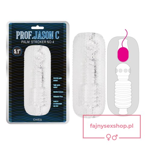 Palm Stroker No.4-Clear Palm Stroker No.4-Clear