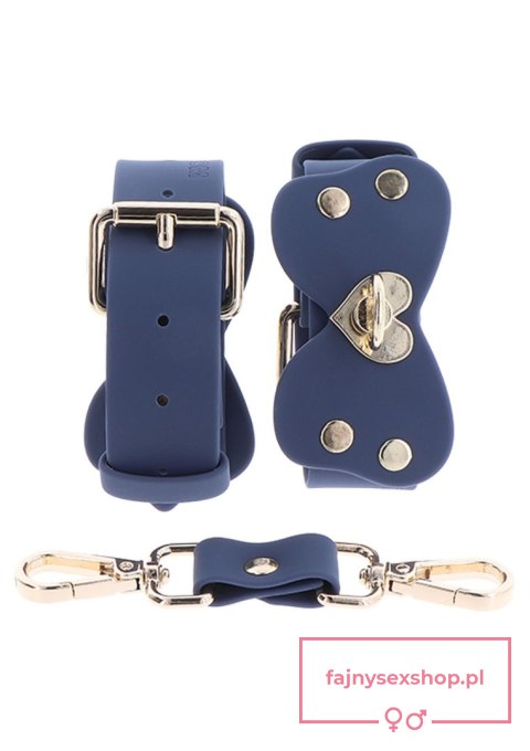 Silicone Wrist Cufs Set Blue Silicone Wrist Cufs Set Blue