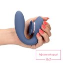 Twitch 3 - Rechargeable Vibrator & Suction - Silicone - 10 Speed - Blue/Grey