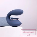 Twitch 3 - Rechargeable Vibrator & Suction - Silicone - 10 Speed - Blue/Grey