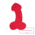 Zabawka - Bath Sponge Penis - 19cm Red