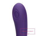 Gen - Rechargeable Triple Action G-Spot Vibrator with Pulse Wave and Vibrating Bristles - Purple