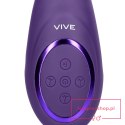 Gen - Rechargeable Triple Action G-Spot Vibrator with Pulse Wave and Vibrating Bristles - Purple