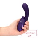 Gen - Rechargeable Triple Action G-Spot Vibrator with Pulse Wave and Vibrating Bristles - Purple