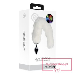 Light-up Fox Tail with Metal Butt Plug