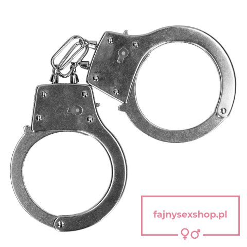Metal Hand Cuffs - Silver Metal Hand Cuffs - Silver