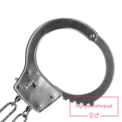 Metal Hand Cuffs - Silver Metal Hand Cuffs - Silver