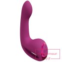 Riko - Rechargeable Triple Action Thumper with Advanced Finger Motion & Pulse Wave Stimulator - Pink