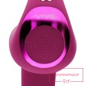 Riko - Rechargeable Triple Action Thumper with Advanced Finger Motion & Pulse Wave Stimulator - Pink