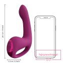 Riko - Rechargeable Triple Action Thumper with Advanced Finger Motion & Pulse Wave Stimulator - Pink