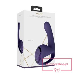 Riko - Rechargeable Triple Action Vibrator with Advanced Finger Motion & Pulse Wave Stimulator - Purple