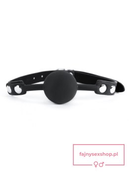 Black Silicone Ball Gag