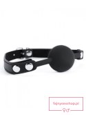 Black Silicone Ball Gag