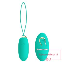 PRETTY LOVE - JENNY Dream chaser 1, Green, Wireless remote control 12 vibration functions