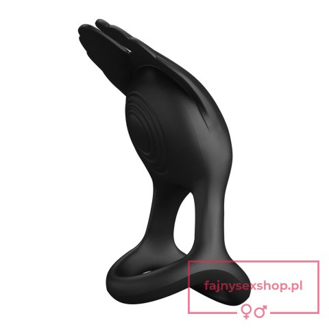 PRETTY LOVE - VIBRANT PENIS RING SILAS Black, 7 vibration functions PRETTY LOVE - VIBRANT PENIS RING SILAS Black, 7 vibration functions